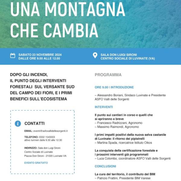 Una montagna che cambia